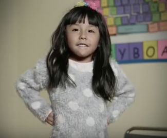 Zury, age 5, is featured in This Is My American Story, a multi-media campaign. 