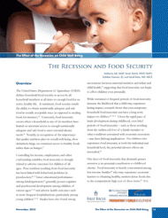 The Recession and Food Security