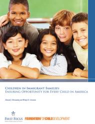 Children in Immigrant Families