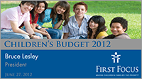 Childrens Budget Summit 2012 - Bruce Lesley