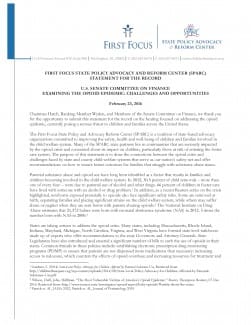 Statement for the Record Examining the Opioid Epidemic Challenges and Opportunities_Page_1